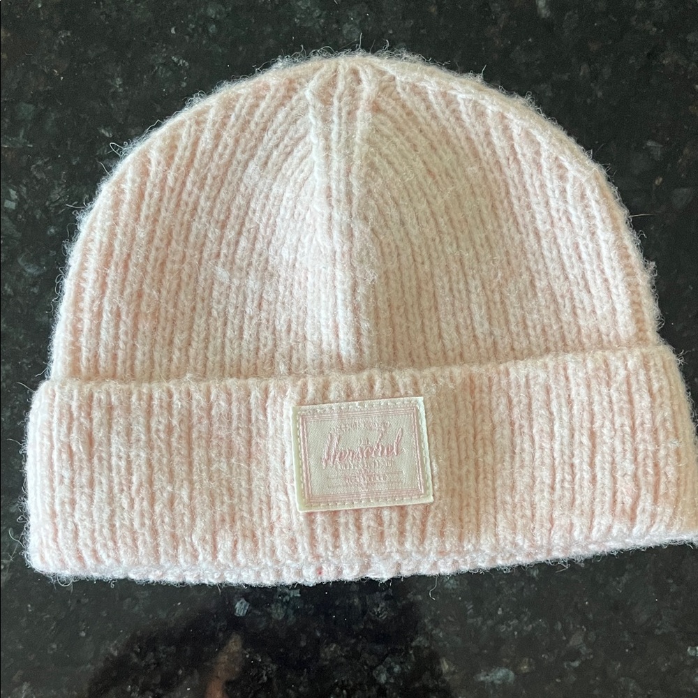 Herschel Supply Co. Light Pink Knit Beanie Baby Beanie 0-6 months